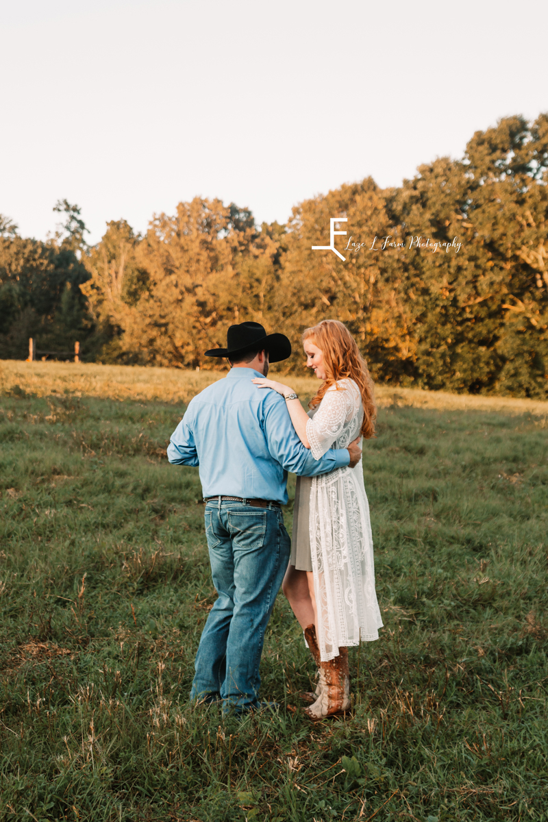 Laze L Farm Photography | Cowboy Blind Date Photo Shoot | Taylorsville NC | Dancing