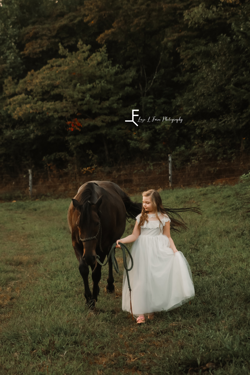 Laze L Farm Photography | Equine Photography | Taylorsville NC | walking the horse
