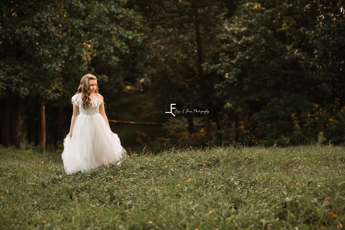 Laze L Farm Photography | Equine Photography | Taylorsville NC | Wide shot, Mary Catherine walking