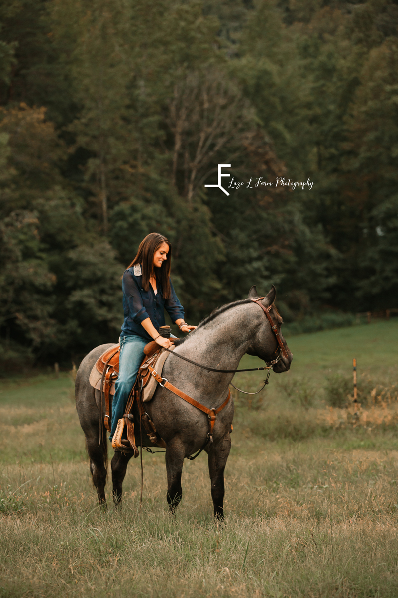  Laze L Farm Photography | Equine Photography | Taylorsville NC | Danielle on her horse