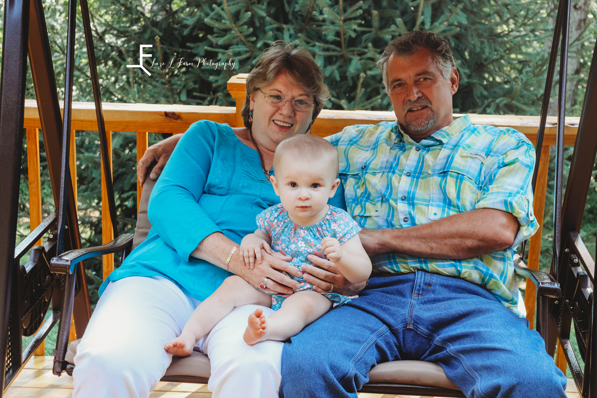 Laze L Farm Photography | Family Pictures | Taylorsville NC | Grandparents with Lyza