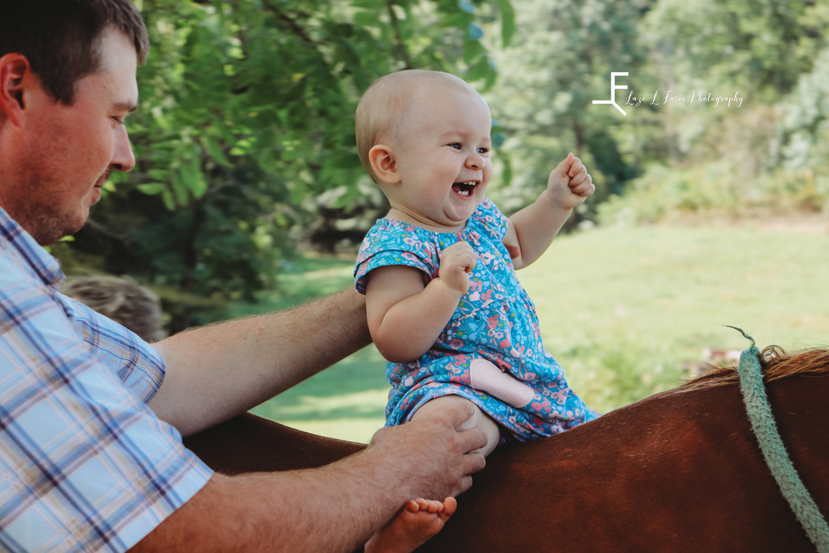 Laze L Farm Photography | Family Pictures | Taylorsville NC | Lyza riding the horse