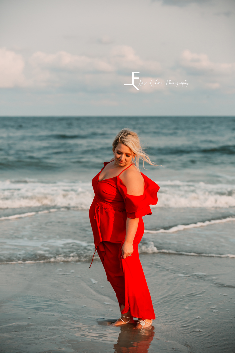 Laze L Farm Photography | Beach Session | Tybee Island GA | just her, candid