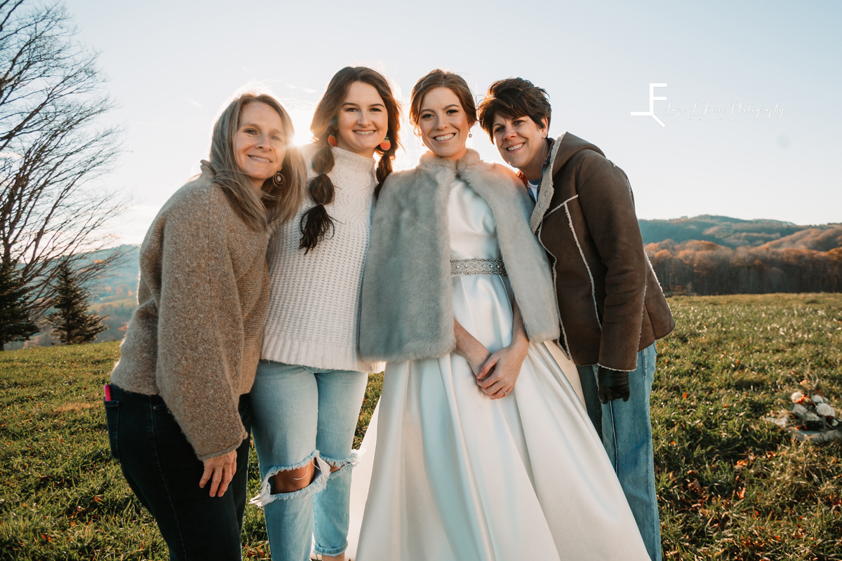 Laze L Farm Photography | Banner Elk NC | The White Crow | posed family photo