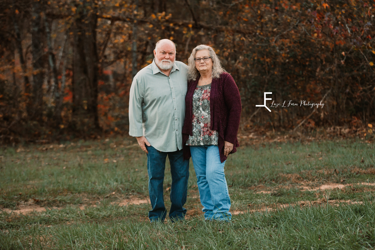 Laze L Farm Photography | Farm Session | Taylorsville NC | grandparent couple, posed