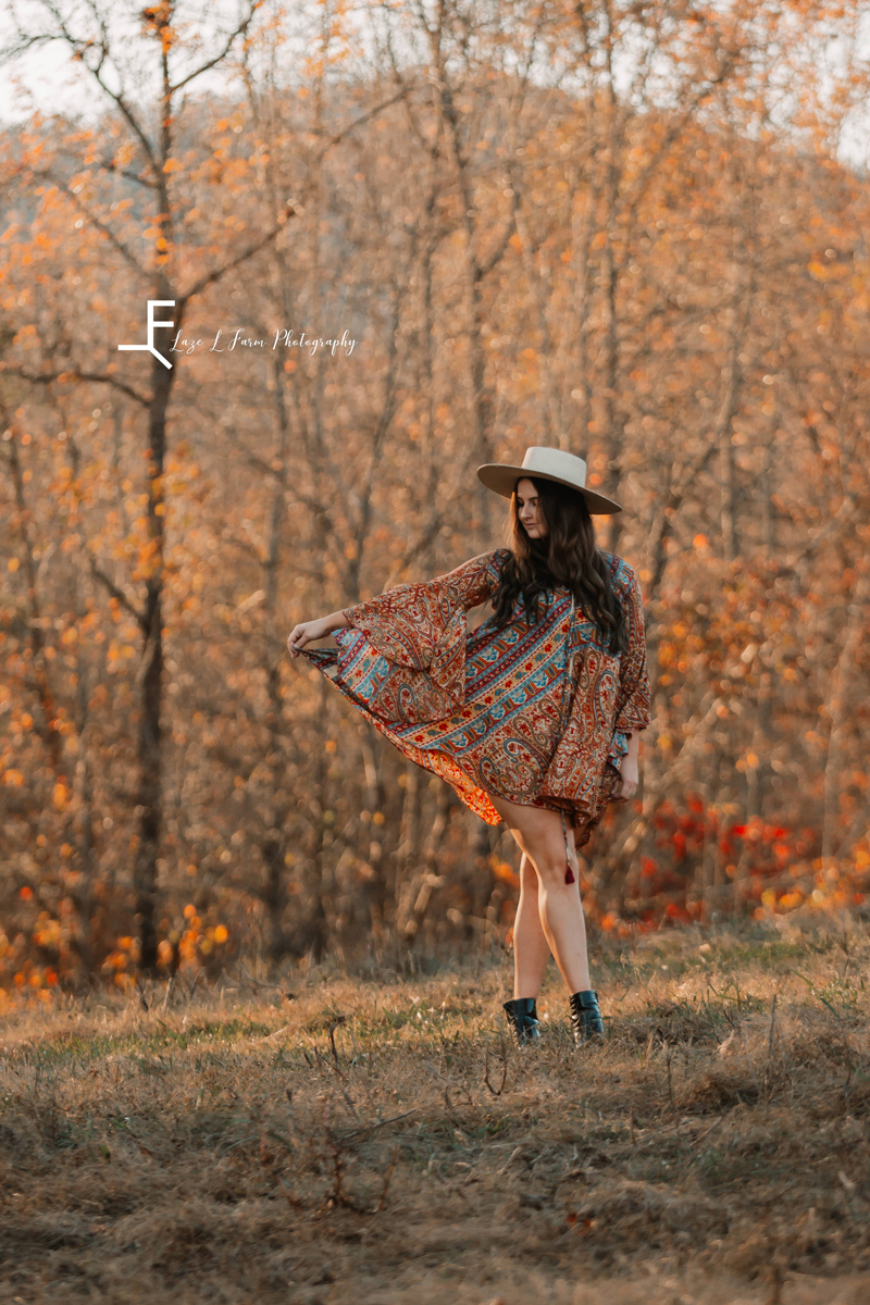 Laze L Farm Photography | Western Lifestyle | Taylorsville NC | twirling the dress