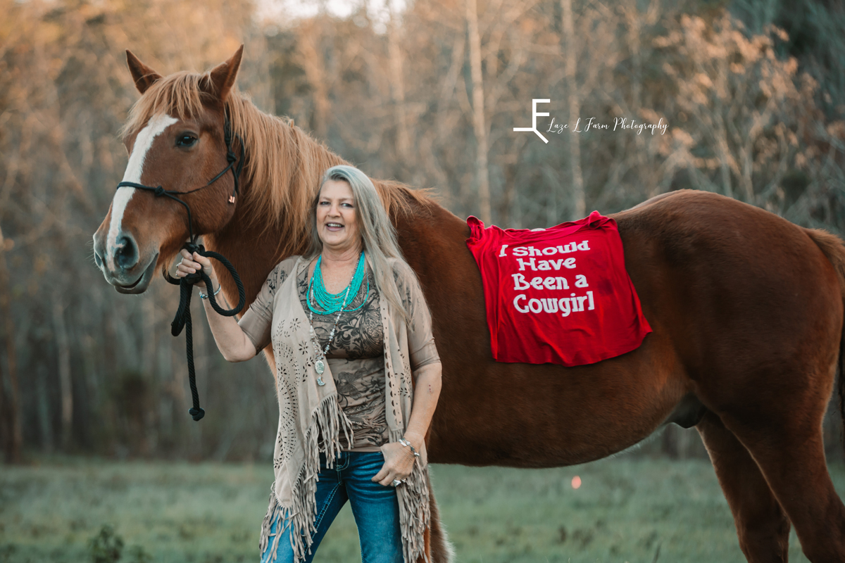 Laze L Farm Photography | western Lifestyle | Taylorsville NC | should've been a cowgirl shirt