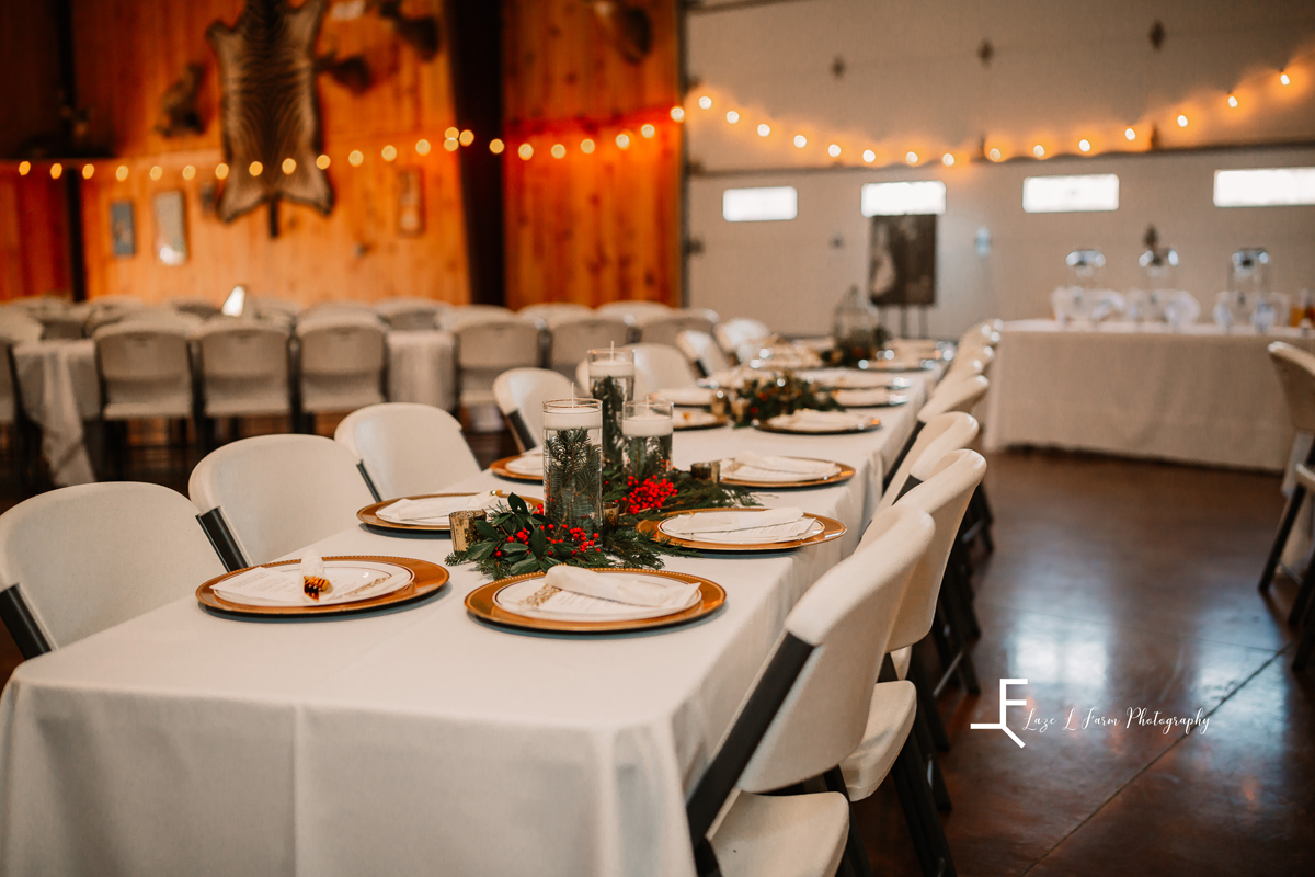 Laze L Farm Photography | Wedding | Yadkinville NC | detail of dinner table