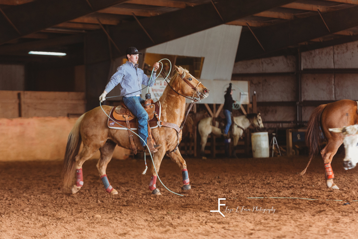 Laze L Farm Photography | Team Roping | H+H Arena | arena roping