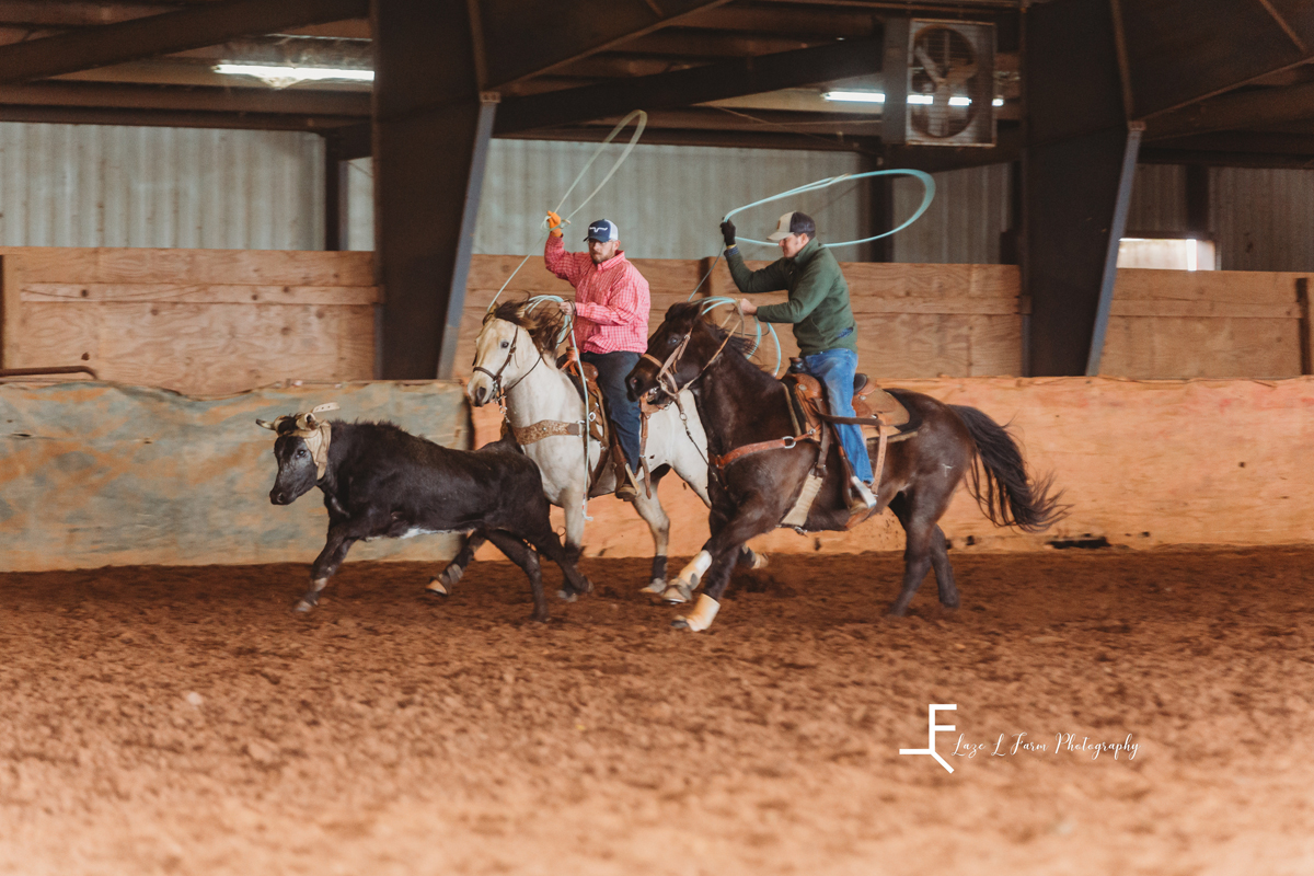Laze L Farm Photography | Team Roping | H+H Arena | team arena roping