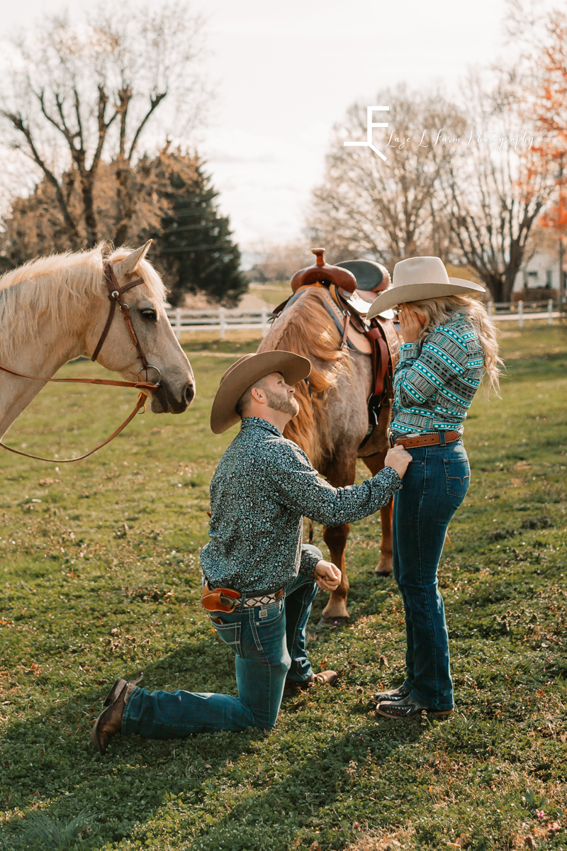Laze L Farm Photography | Western Lifestyle | Lenoir NC | proposing to girlfriend