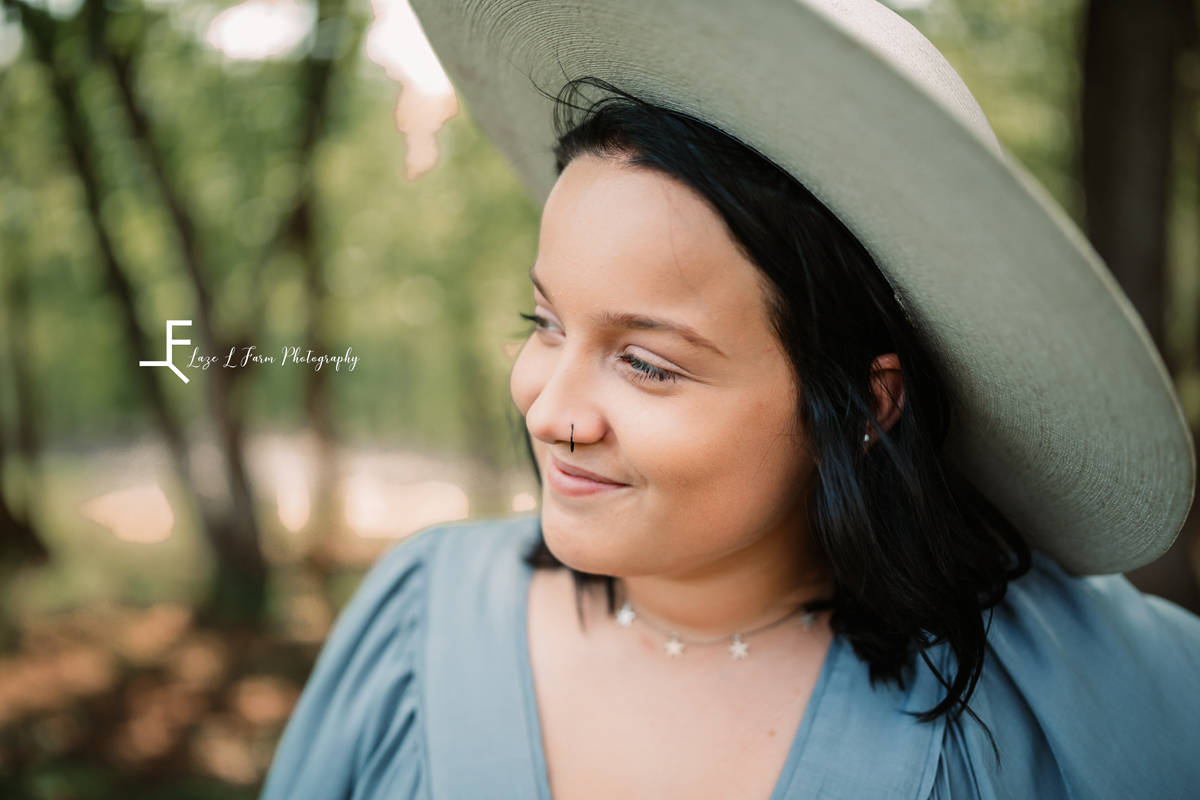 Laze L Farm Photography | Western Inspired Photoshoot | Taylorsville NC | close up of taylor
