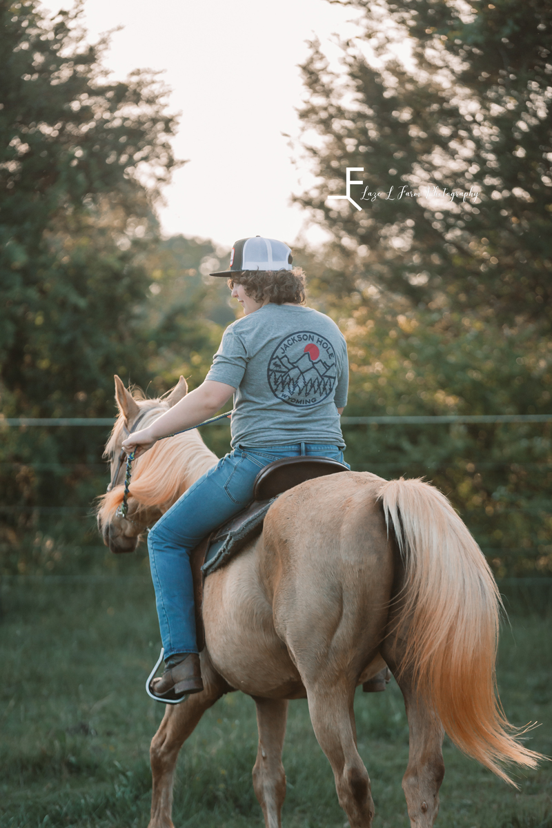 Laze L Farm Photography | Farm Session | Lincolnton NC | son riding his horse