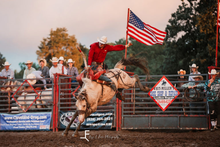 Cleveland Rodeo 2021 Livengood Arena Cleveland NC Laze L Farm