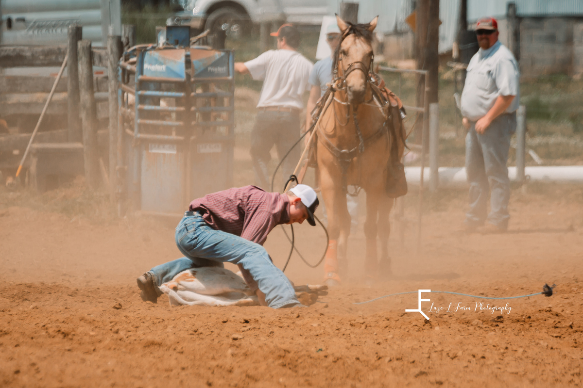 Laze L Farm Photography | Roping | Livengood Arena - Cleveland NC | roping a calf