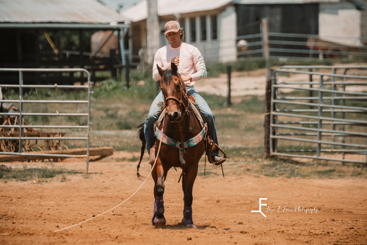 Laze L Farm Photography | Roping | Livengood Arena - Cleveland NC | in the roping arena
