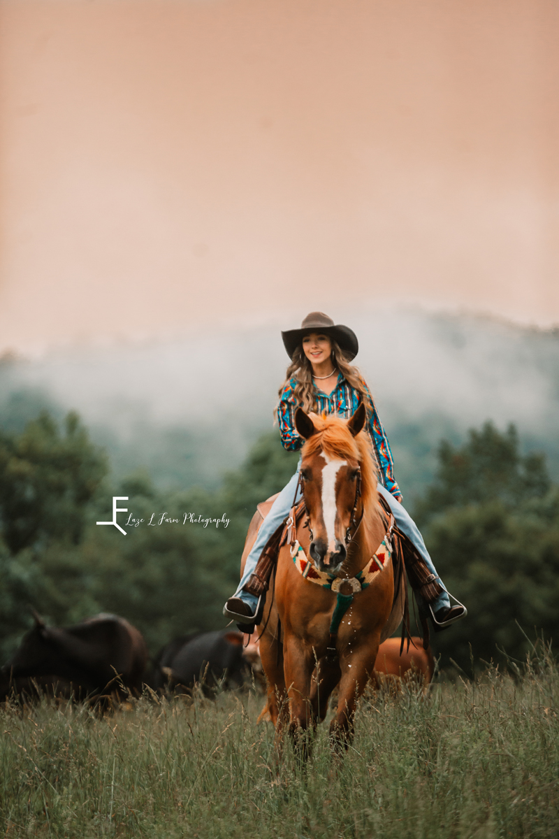 Laze L Farm Photography | Western Lifestyle | Taylorsville NC | girl on horse
