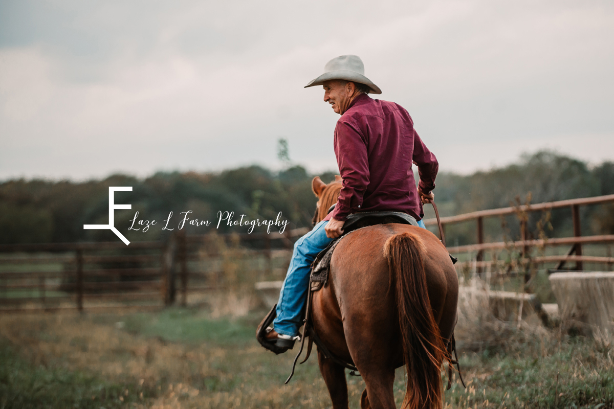 Loren Iowa Cowboy Legend Leon IA Laze L Farm Photography