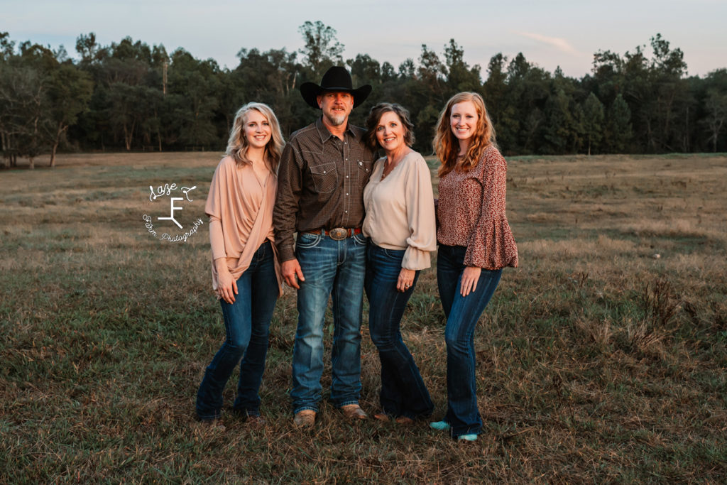 cowboy wife and 2 daughters