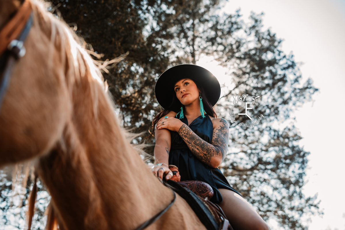 cowgirl on palomino