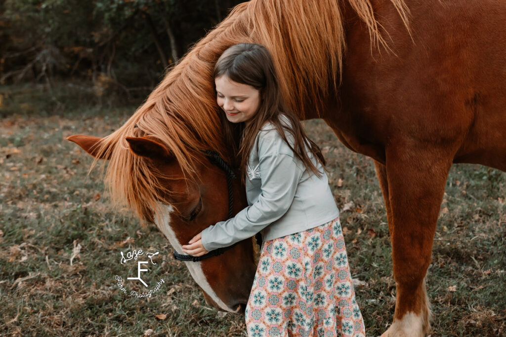 little girl loving gus