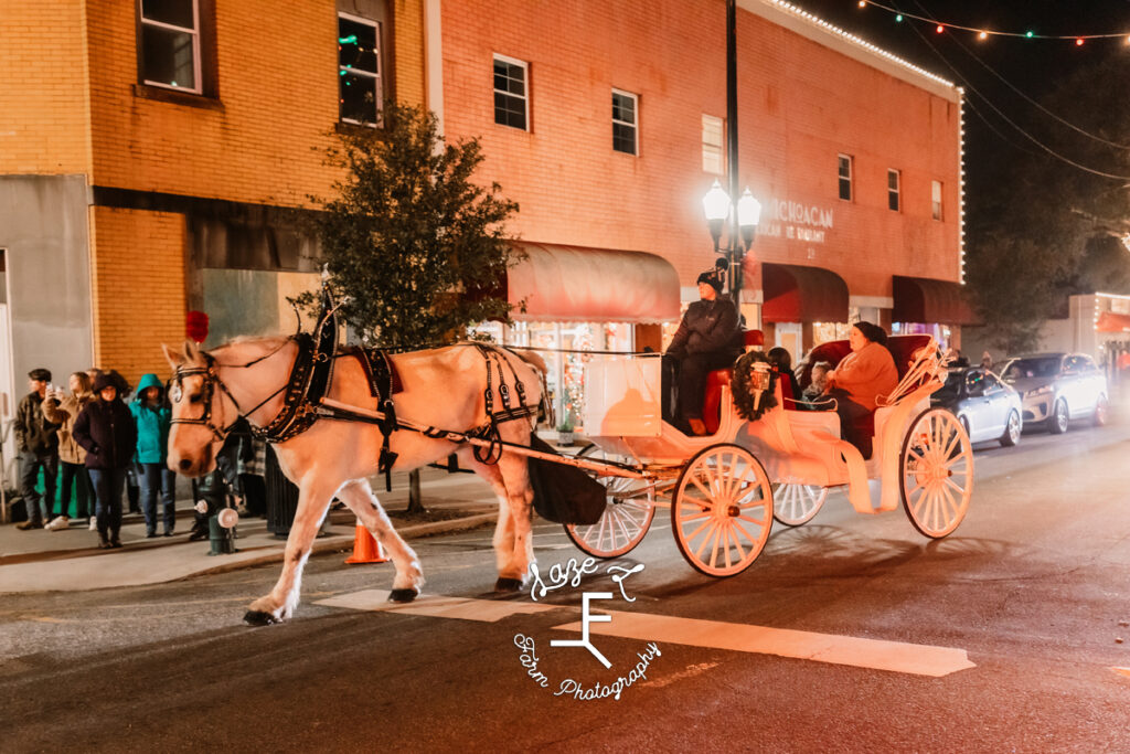 Max pulling carriage in forest city