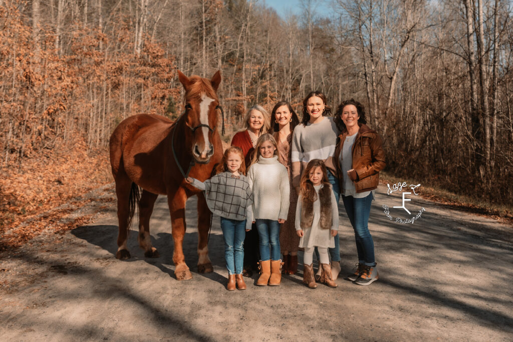 girls of the family with Gus