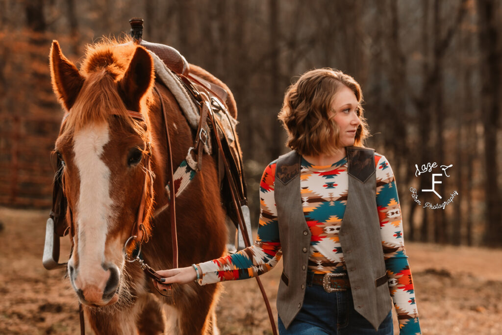 Kayla and Dolly in brown vest