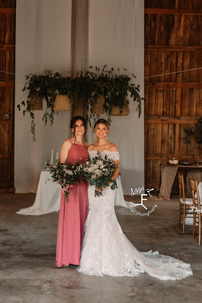 Payton and Bethany inside the venue