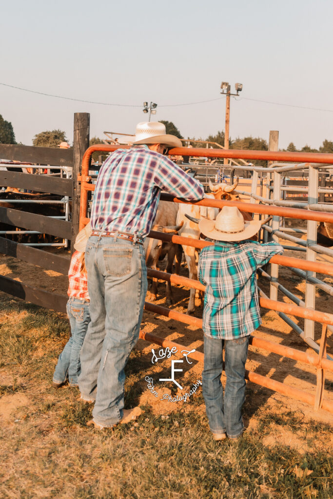 people watching the rodeo