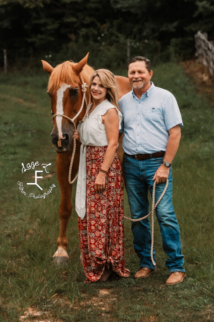 Mom and Dad with Gus