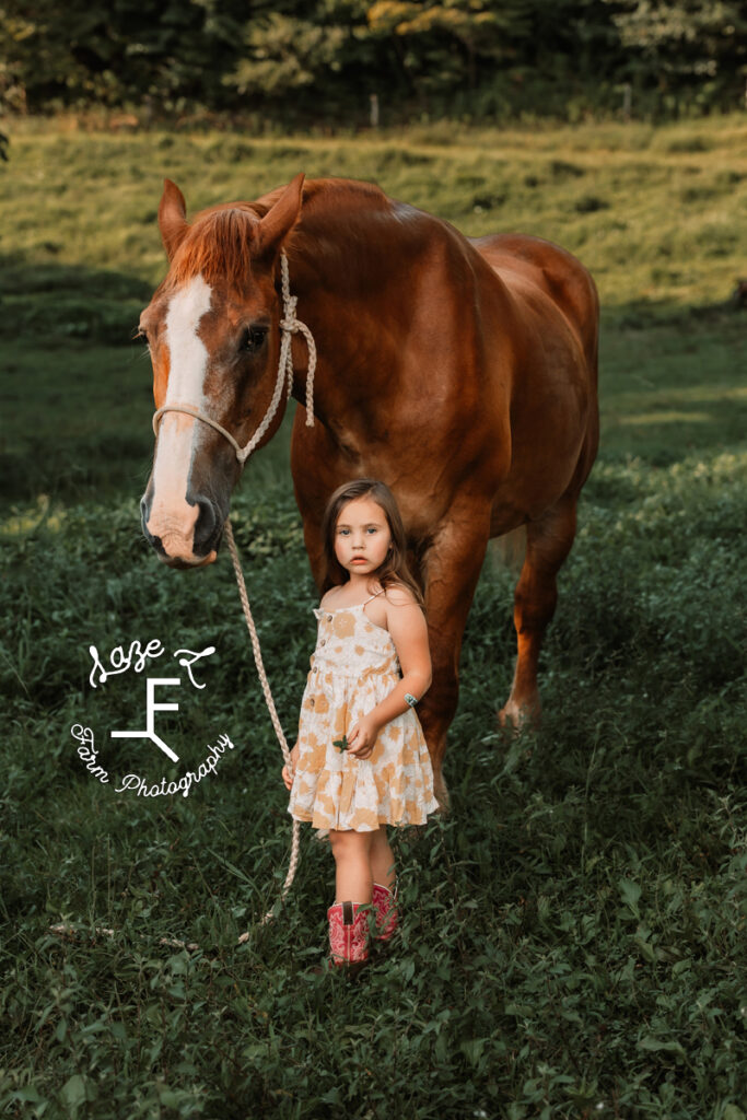 Josie holding Dolly