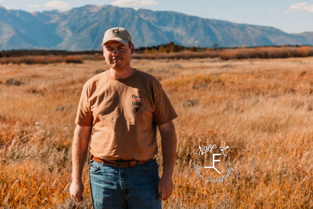 Chris at Yellowstone