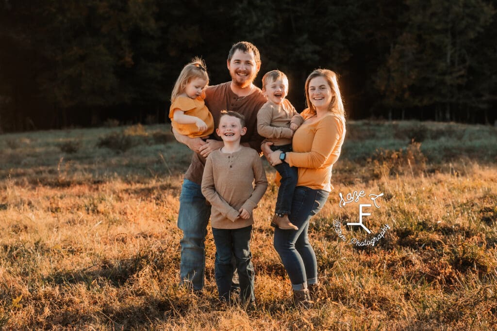 Jacob and Lydia with their kids