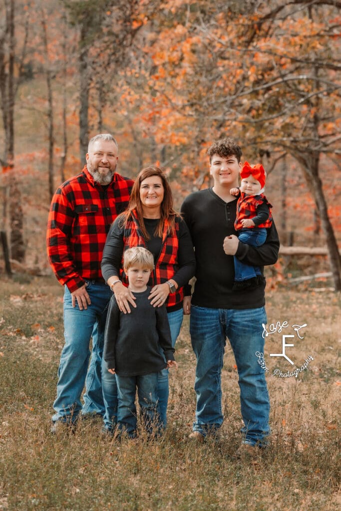 Childers family standing together