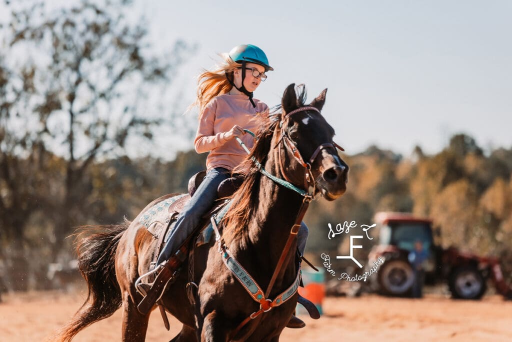 Rafter T Fun Show barrel racer 2