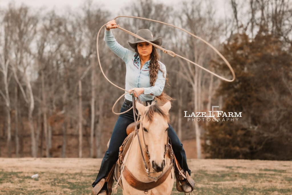 cowgirl roping