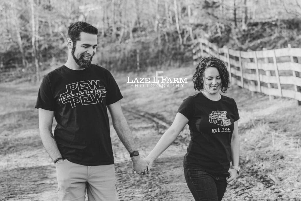 couple holding hands