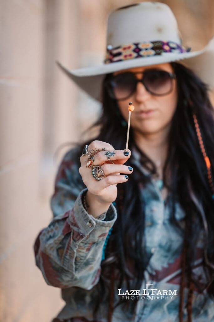 western fashion cowgirl