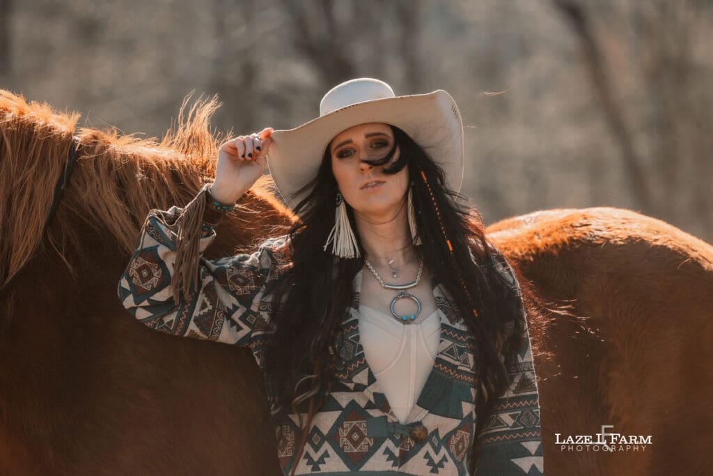western fashion cowgirl