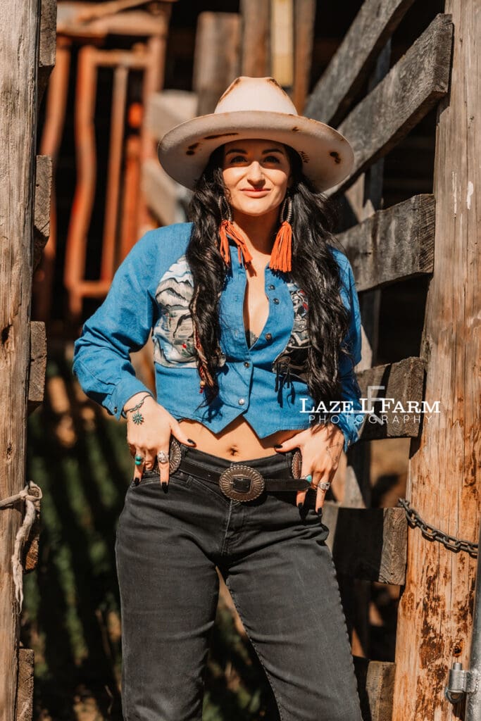 western fashion cowgirl