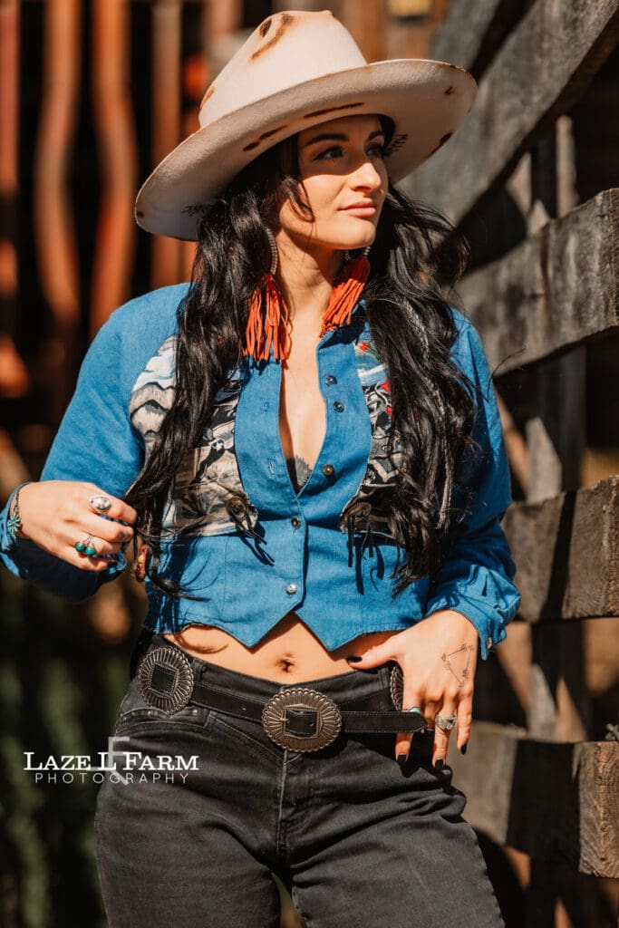 western fashion cowgirl