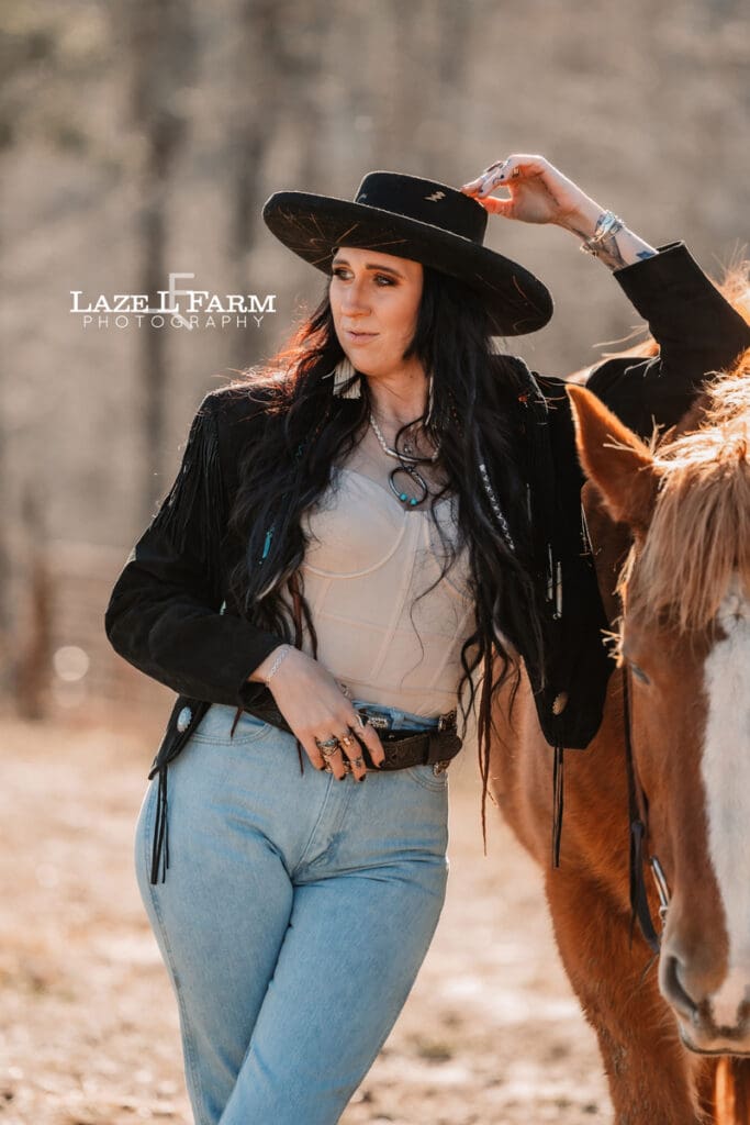 western fashion cowgirl