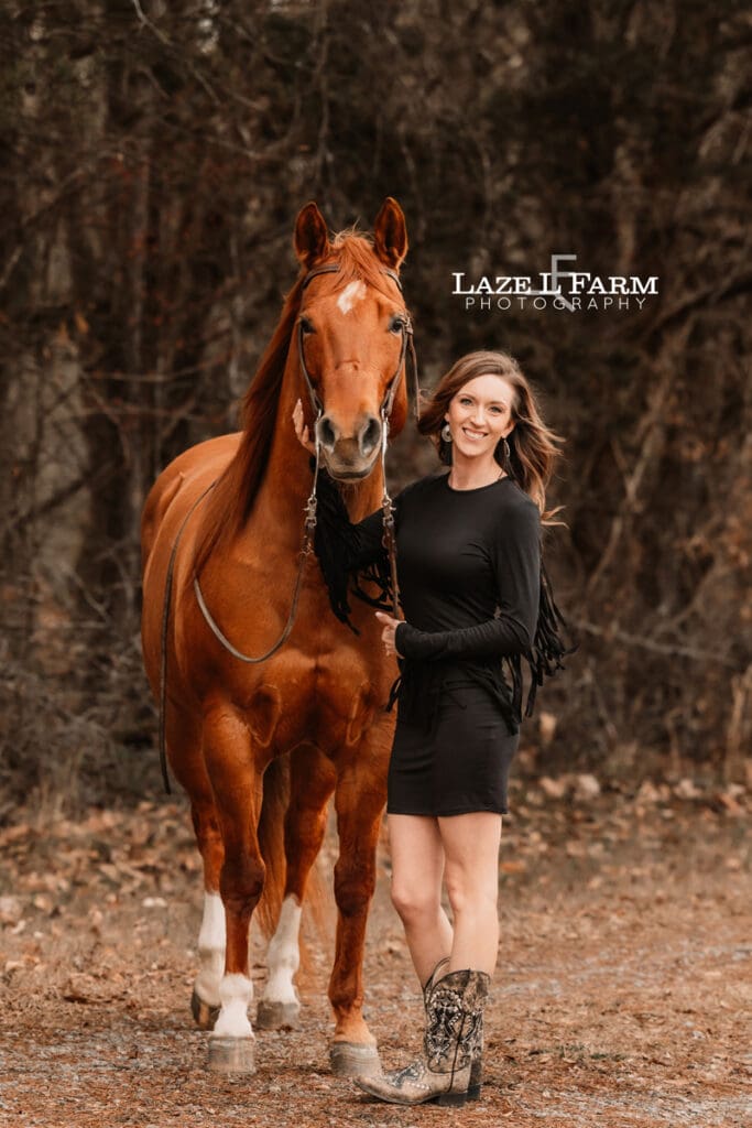 girl with her horse
