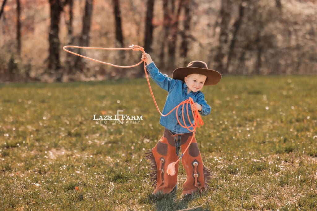 little cowboys roping