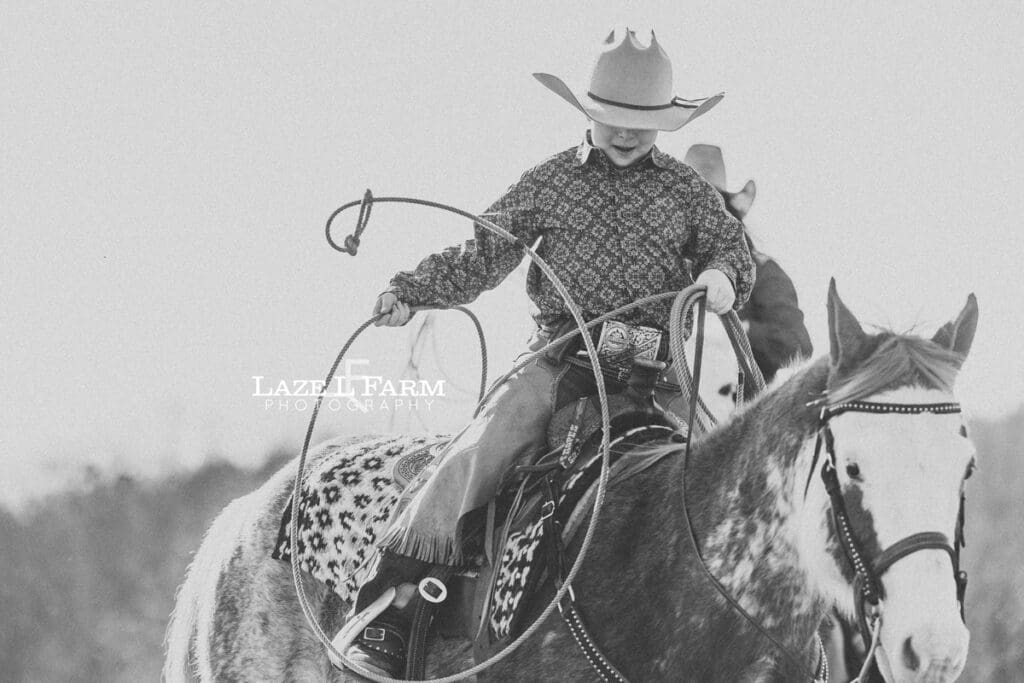 western family riding horses
