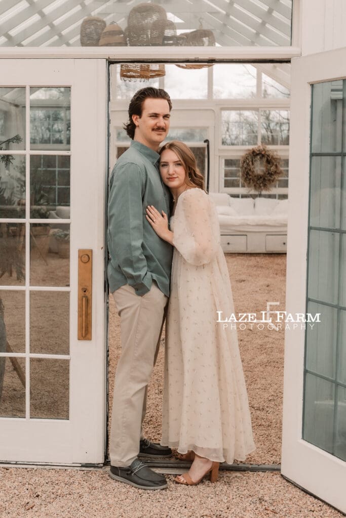 couple looking at the camera
