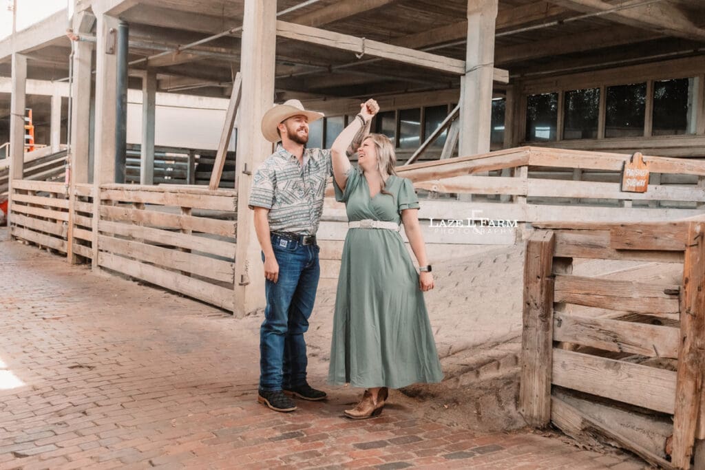 cowboy couple in fort worth texas