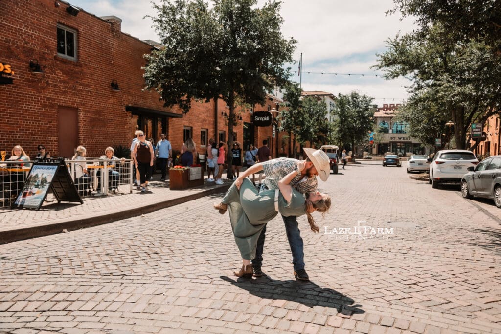 cowboy couple in fort worth texas