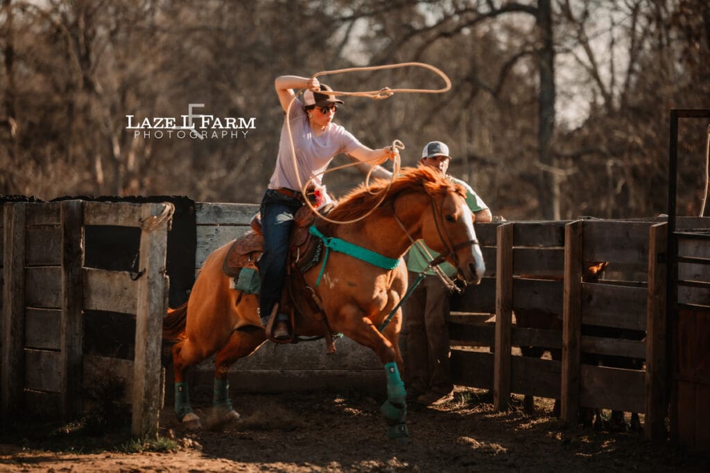 cowgirl breakaway roping